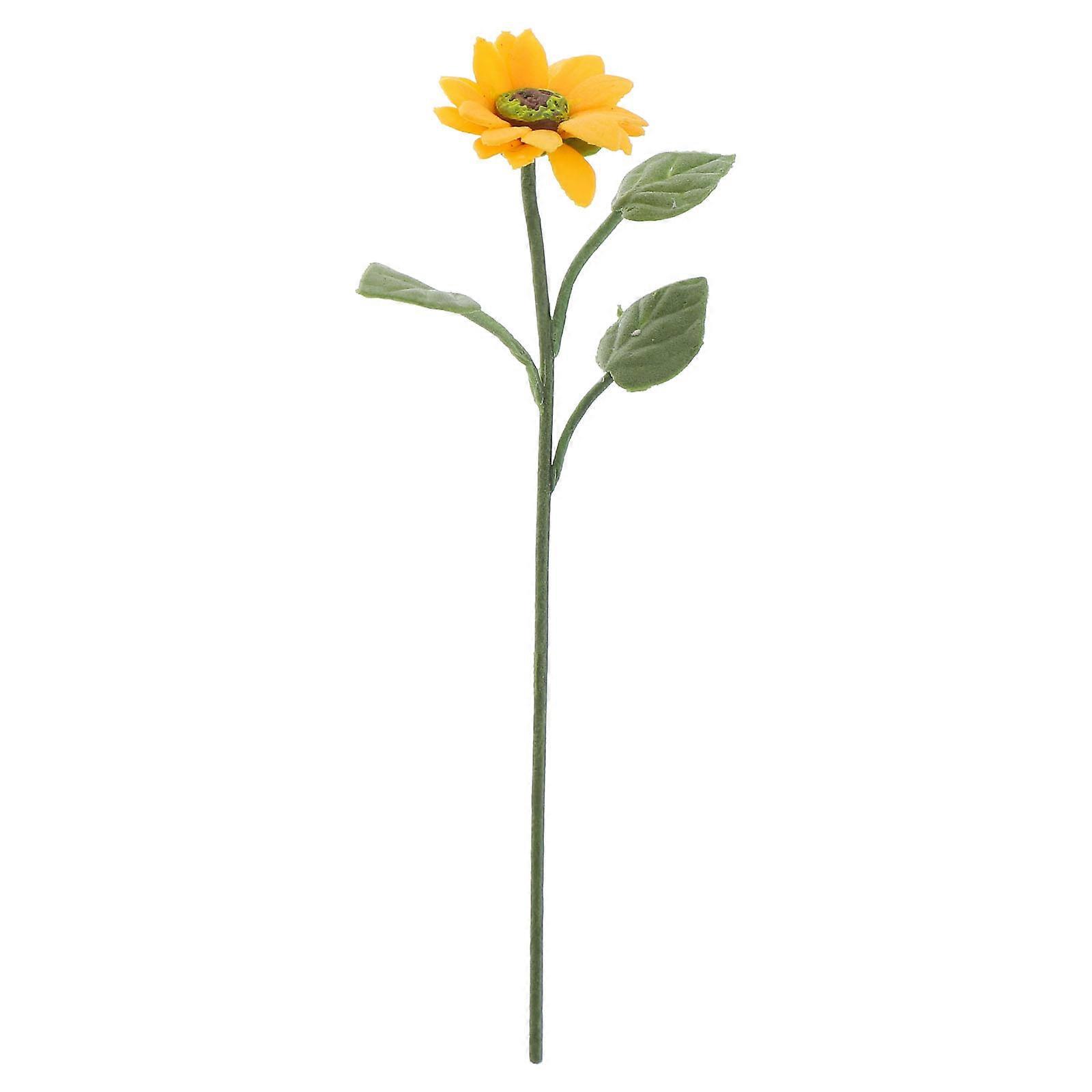 Miniature Small Sunflower Model for Bonsai Decoration
