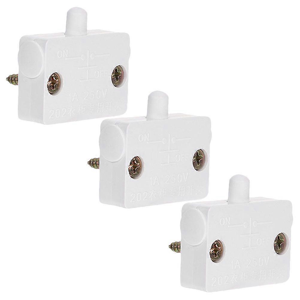 3pcs Door Switch Automatic Light Switch Touch Lamp Electrical Light Switch