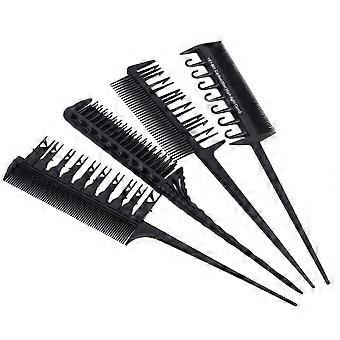 Hair Dye Comb 4Pcs Set for Professional Hair Styling and Coloring Tools