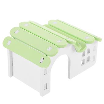 Cachette pour cobayes ou abri pour hamsters, en PVC blanc