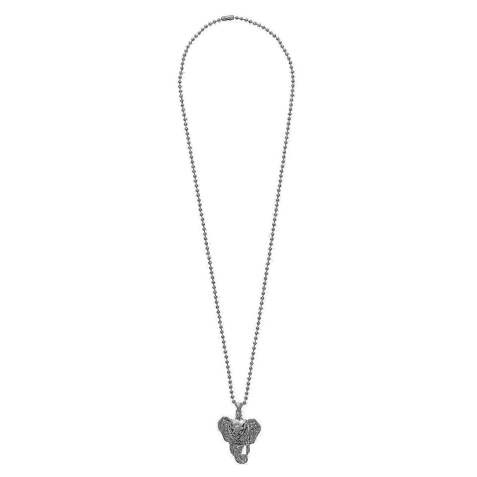 Elephant-Inspired Aroma Diffuser Necklace compatible Continuous Fragrance Release