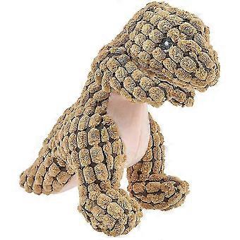 Zacht pluche dinosauruskauwspeeltje voor honden, duurzaam bijtbestendig knuffeldier voor puppy's, ideaal voor tandjes krijgen en speelplezier