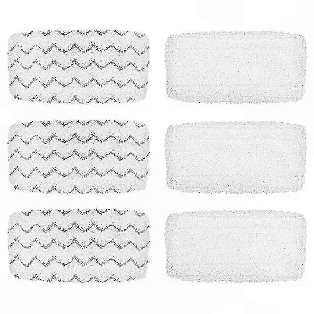 Microfiber Steam Mop Pads 6-Pack for Select Vacuum and Steam Models