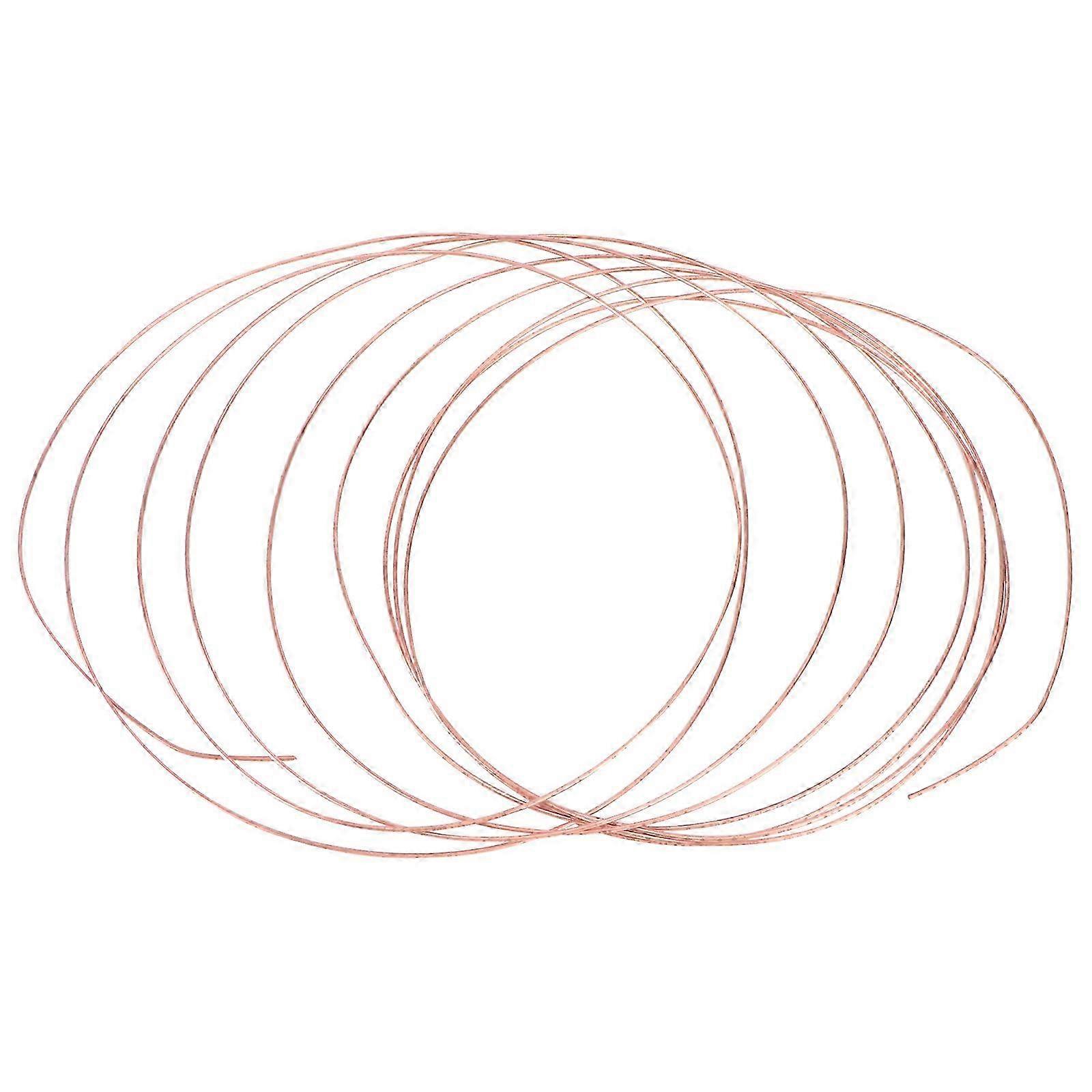 Conductive Copper Wire Bare Copper Wire compatible with Electric Use 5 Meter