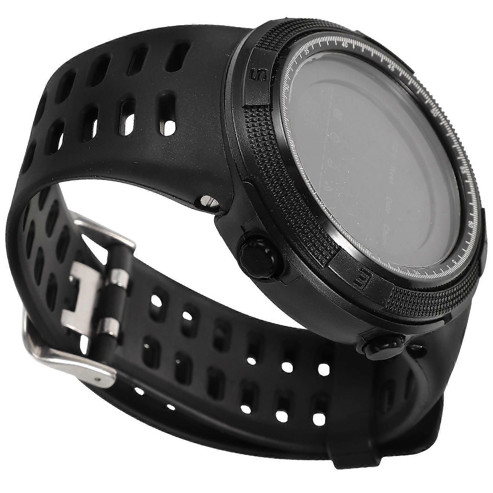 Timing Watch Step Count Function Mountain Climbing Outdoor Watch Black