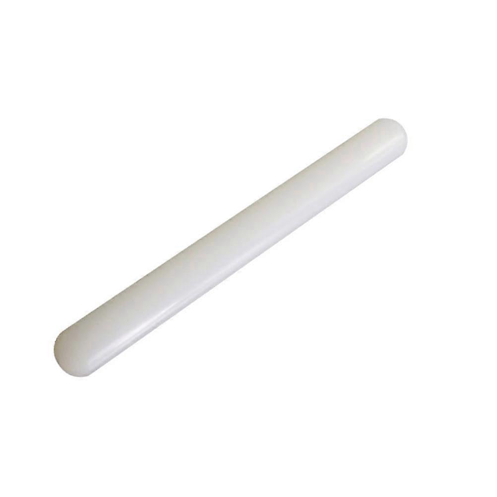 Plastic Rolling Pin Non-Stick Dough Roller for Kitchen Use White