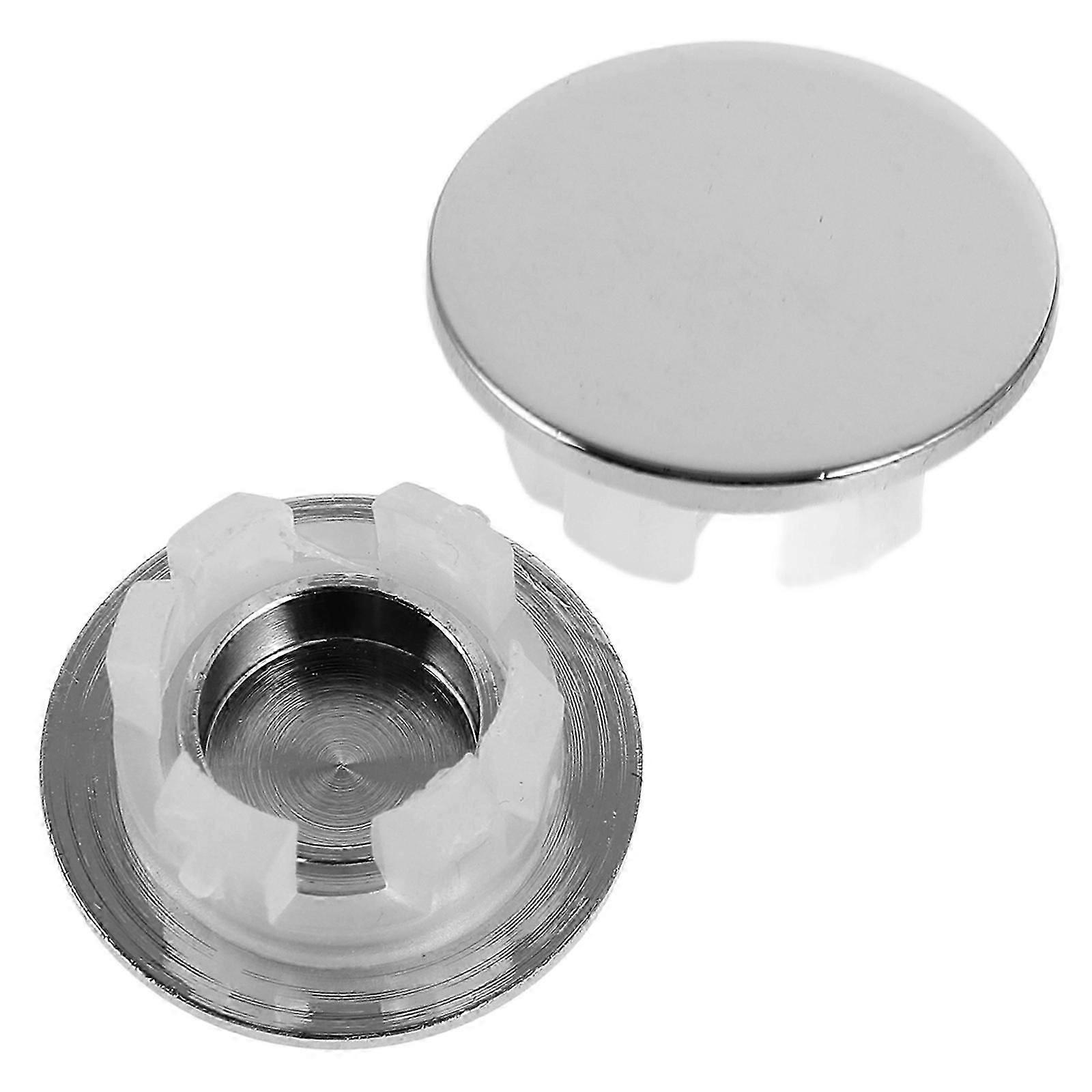 Bathroom Sink Overflow Plug | Copper Plastic Material | 10Pcs