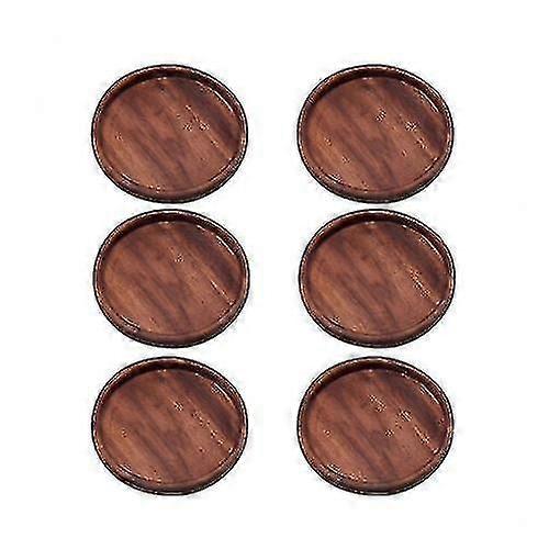 6 buc Black Walnut Coaster