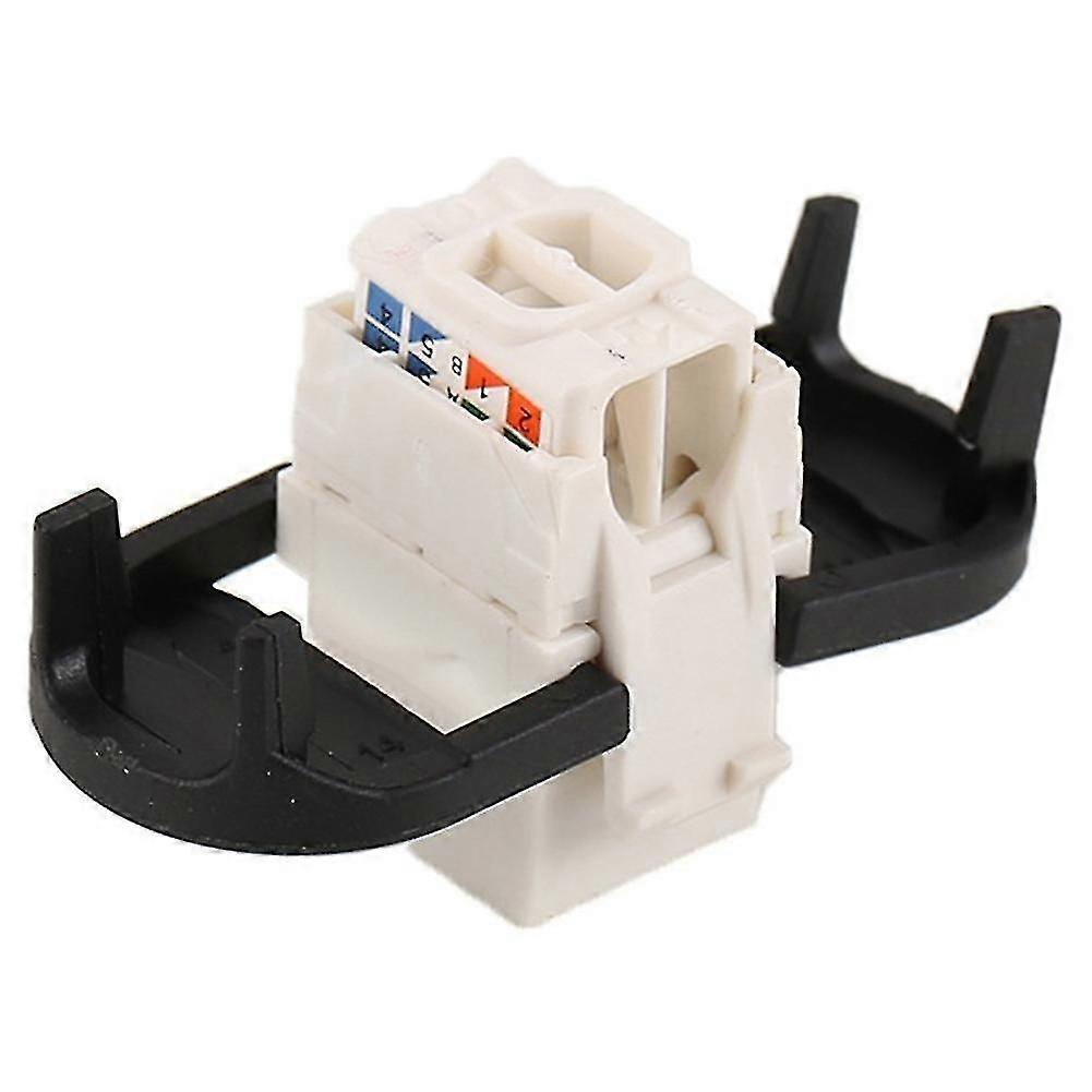 10 Pcs Cat 6a Shielding Module Computer Network Module Rj45 Socket
