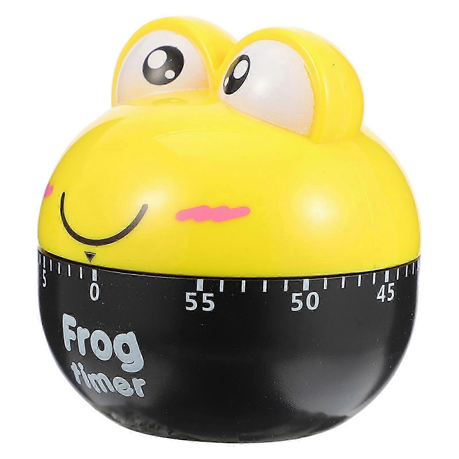 Cartoon Mechanical Kitchen Timer, ABS Material, for Baking and Cooking, 1 Set