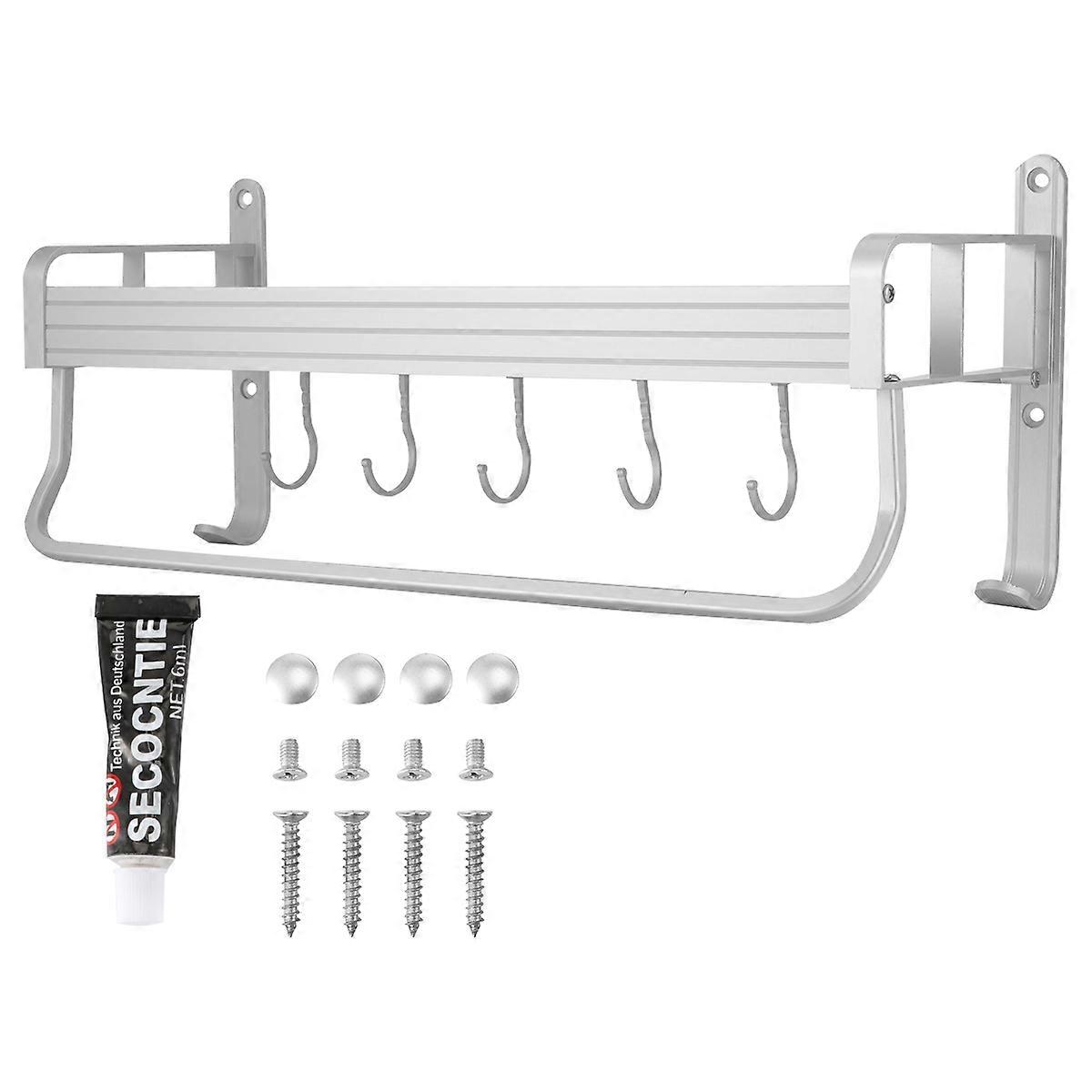 Wall-Mounted Storage Holder Cookware Organizer for Kitchen Use 2Pcs