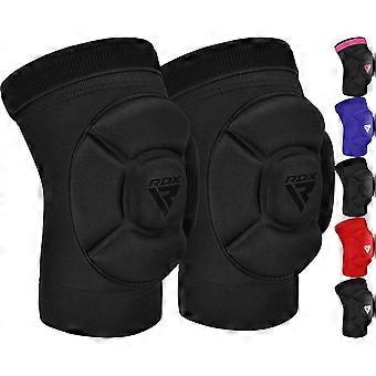 Rodilleras de trabajo, con certificación Oeko-Tex, antideslizantes, con acolchado grueso de espuma protectora, par de mangas anticolisión, para MMA, Muay Thai, Grappling y Voleibol.