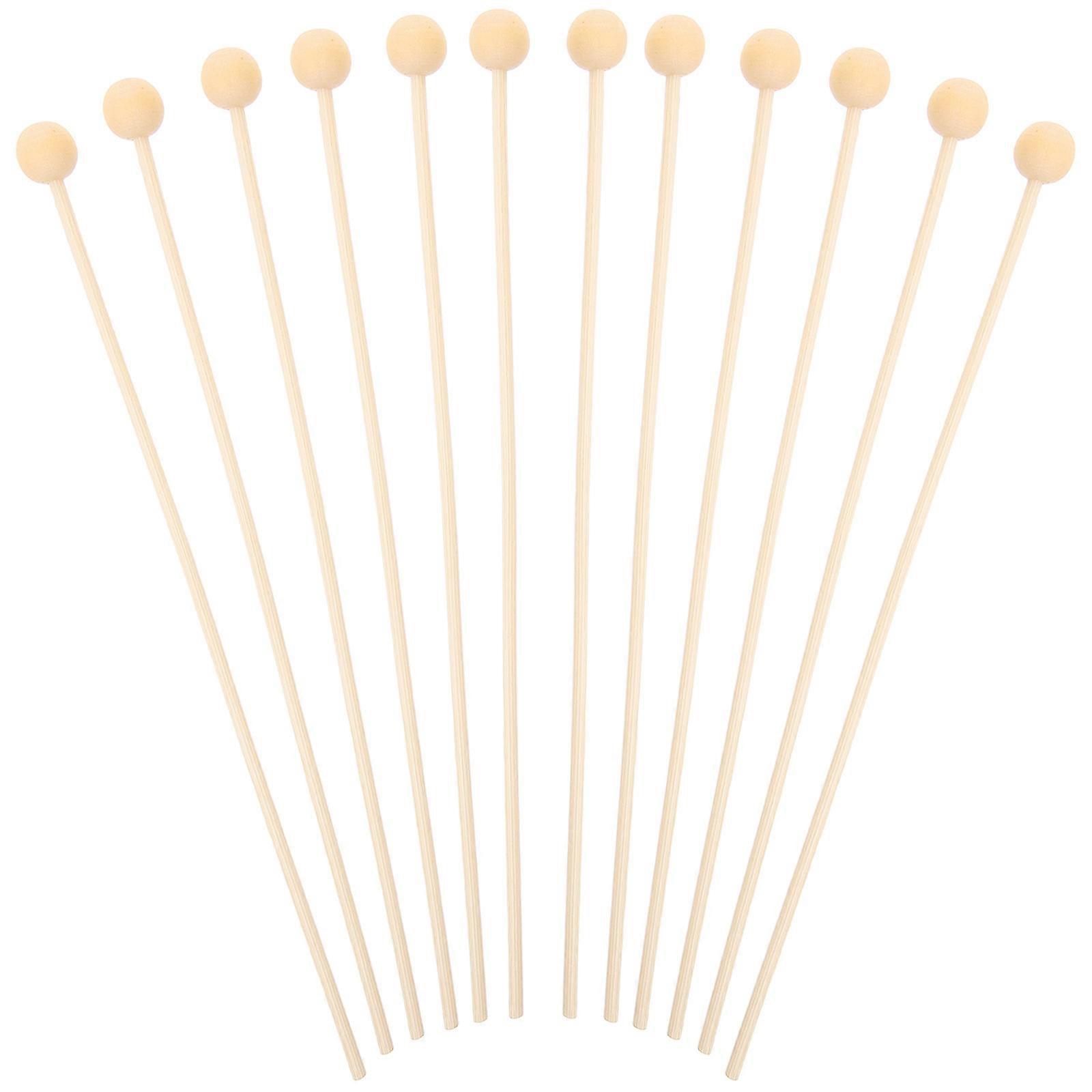 50pcs Wooden Diffuser Stick Diffuser Rod Wood Bead Diffuser Replacement Stick