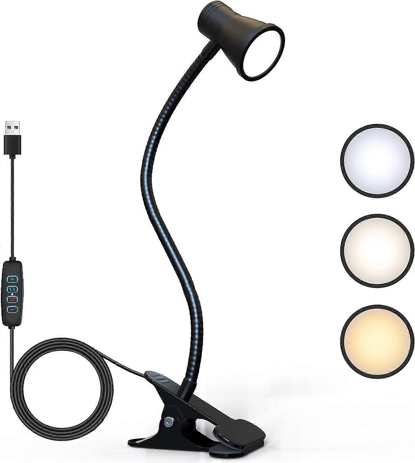 pcs. dimmable LED reading lamp/clamp lamp