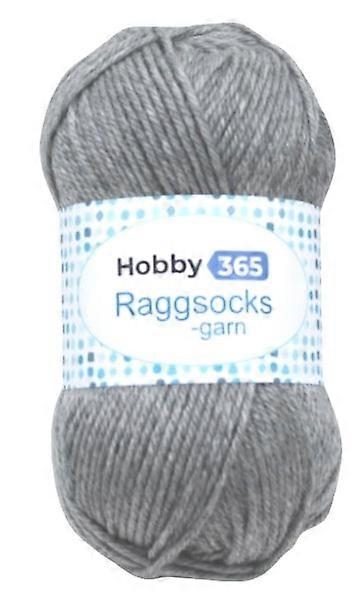 Raggsocksgarn 100 gram Ljusgrå