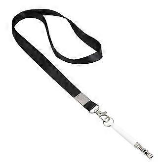 2pcs Ultrasonic Dog Training Whistle Creative Puppy Whistle Sound Repeller Trainer With Hanging Rope (White)
