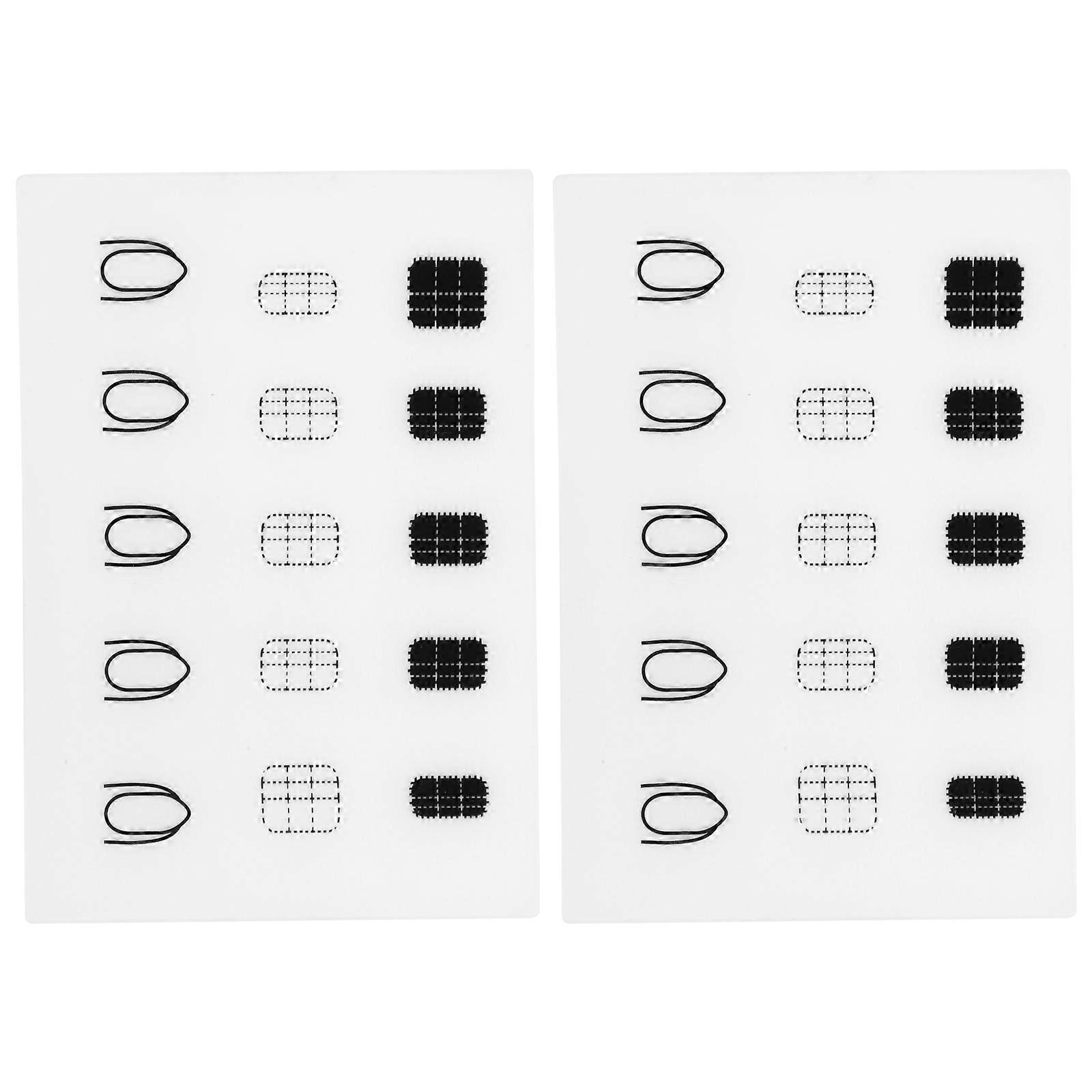 Nail Printing Silicone Pad for Nail Paste Tool 2Pcs