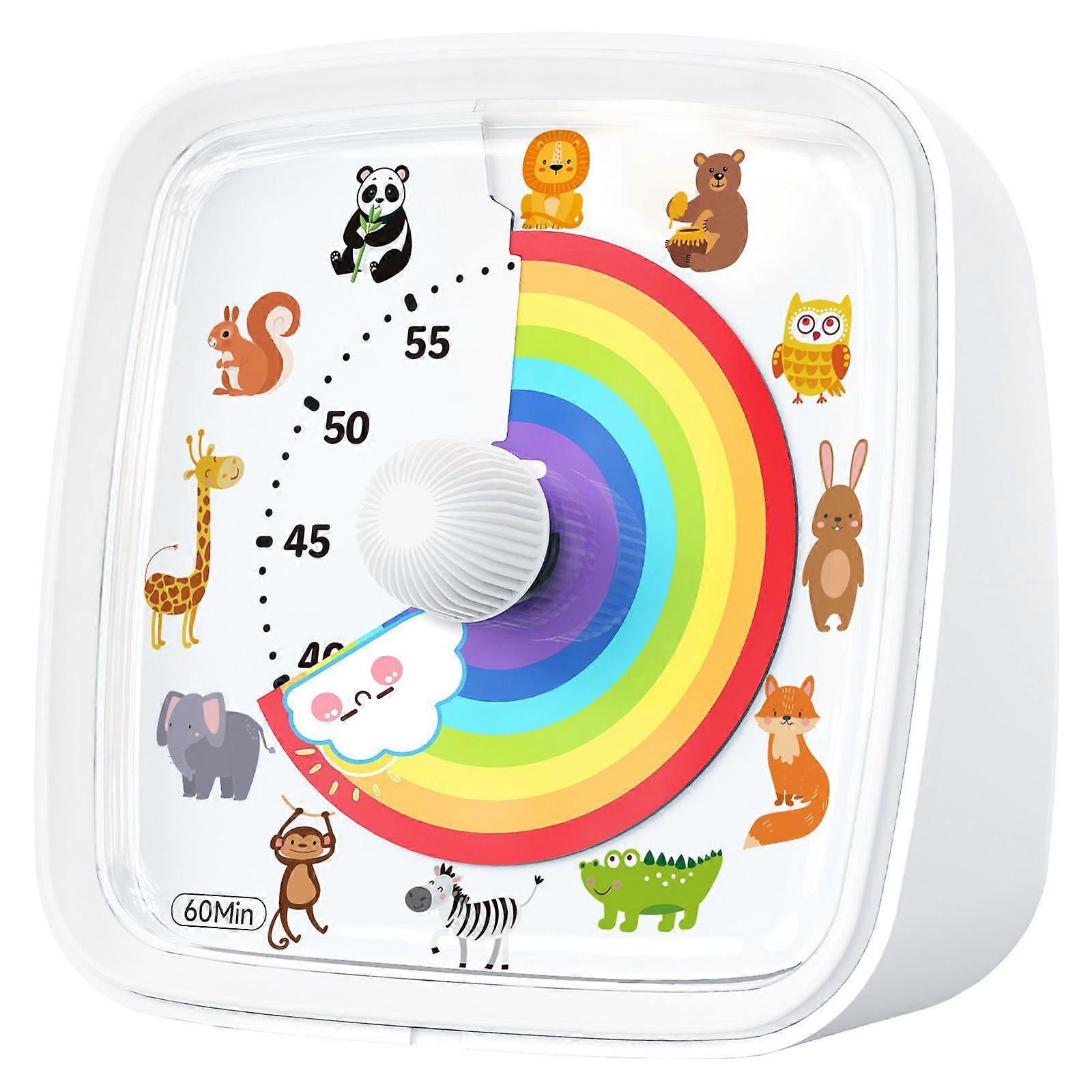 60-Minute Visual Timer with Night Light, Countdown Timer,Pomodoro Timer with