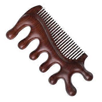Sandalwood Hair Comb for Women, Wooden Scalp Massage and Detangling Comb, Gift-Ready Design