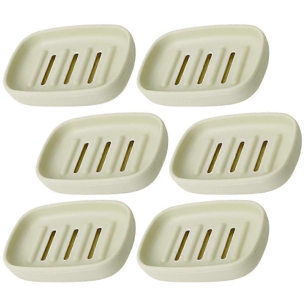 Bathroom Soap Holder Soap Box for Storage 18Pcs Green Plastic Container