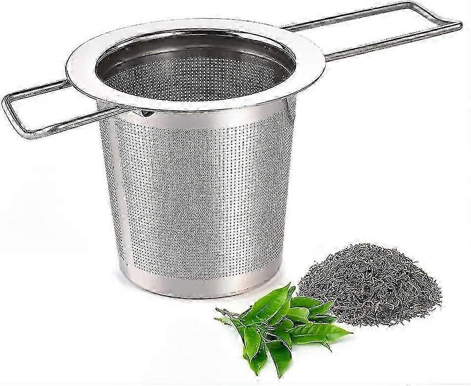 Tea Strainer Tea Filter - Collapsible Tea Strainer compatible with Loose Leaf Grain Tea Gift