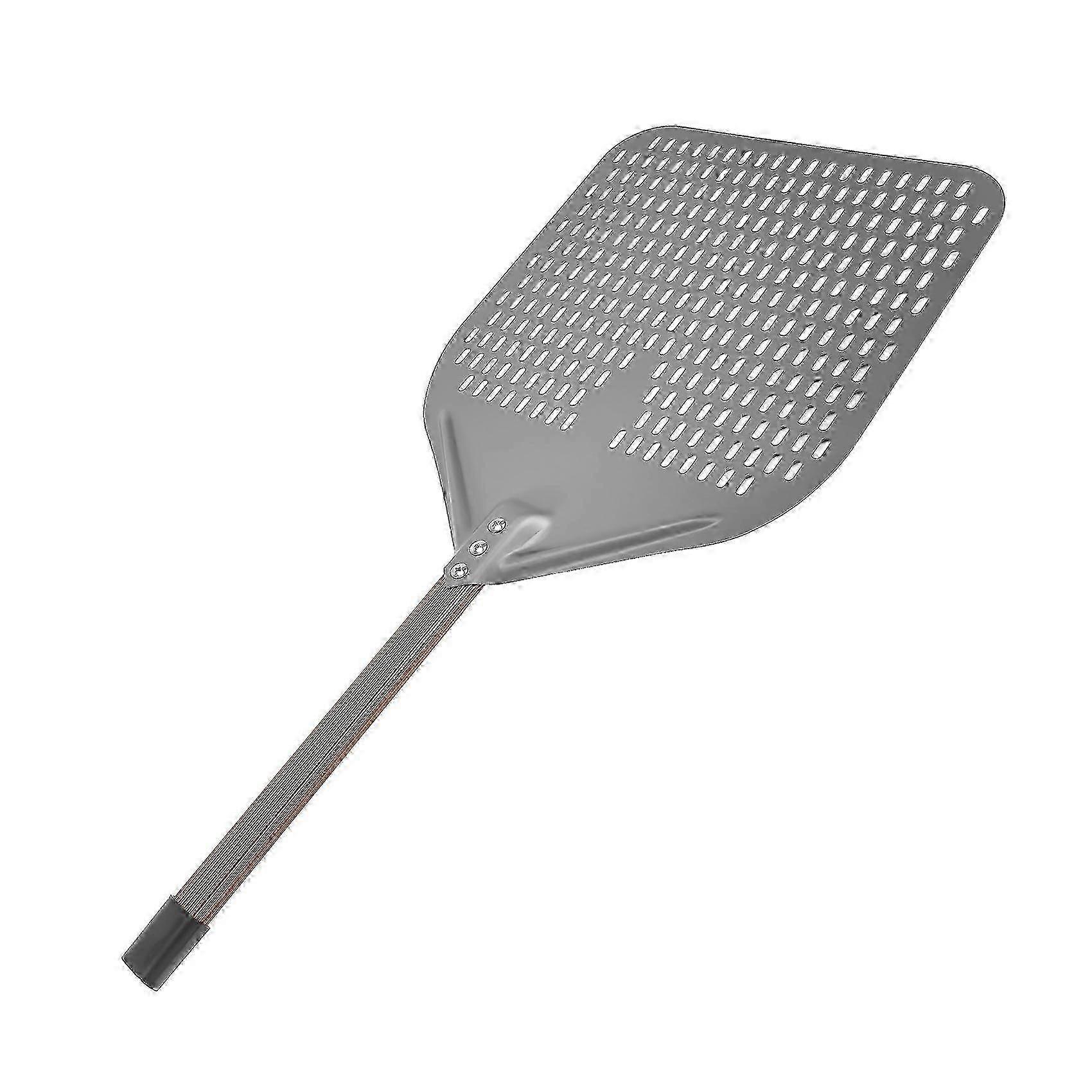 Aluminum Pizza Baking Tool with Perforated Paddle for 14 Inch Rectangular Pizzas