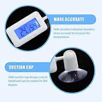 Reptile Thermometer Suction Cup Device for Temperature Measuring 3Pcs Set