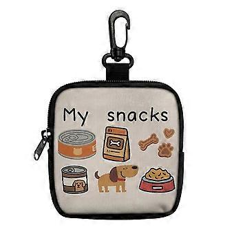 Mini bolsa de entrenamiento para premios de perros, bolsa portátil para golosinas para mascotas, bolsa de premios para cachorros, bolsa de recompensa para perros