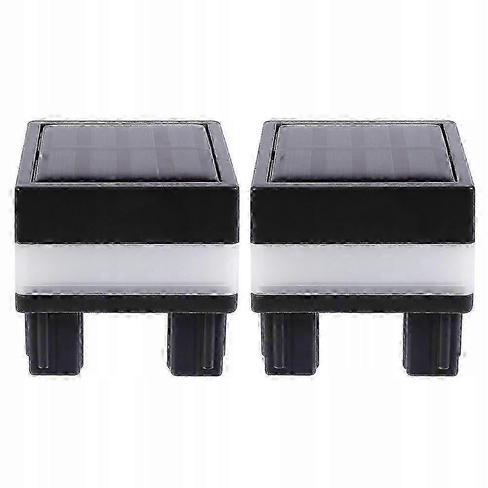 Outdoor solar post lights for pathway 2pcs 2025 version