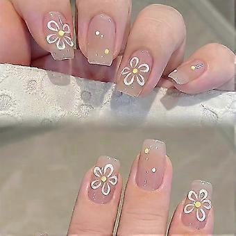 Floral Gloss Press On Nails