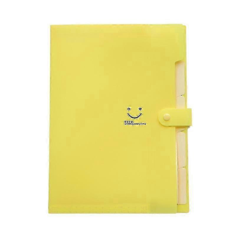 A4 Plastic Accordion Folder 5 Pockets