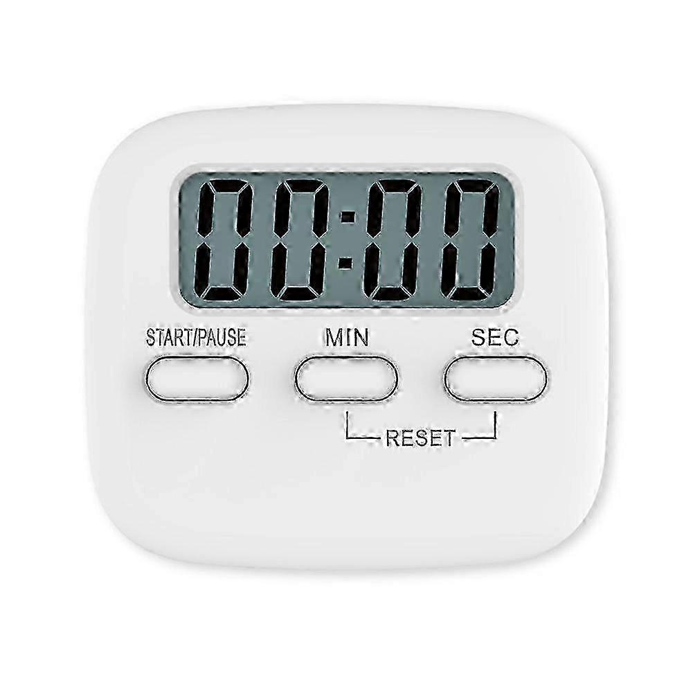 Pink Plastic LCD Kitchen Countdown Timer