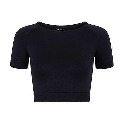 Silky Womens/Ladies Plain Active Crop Top