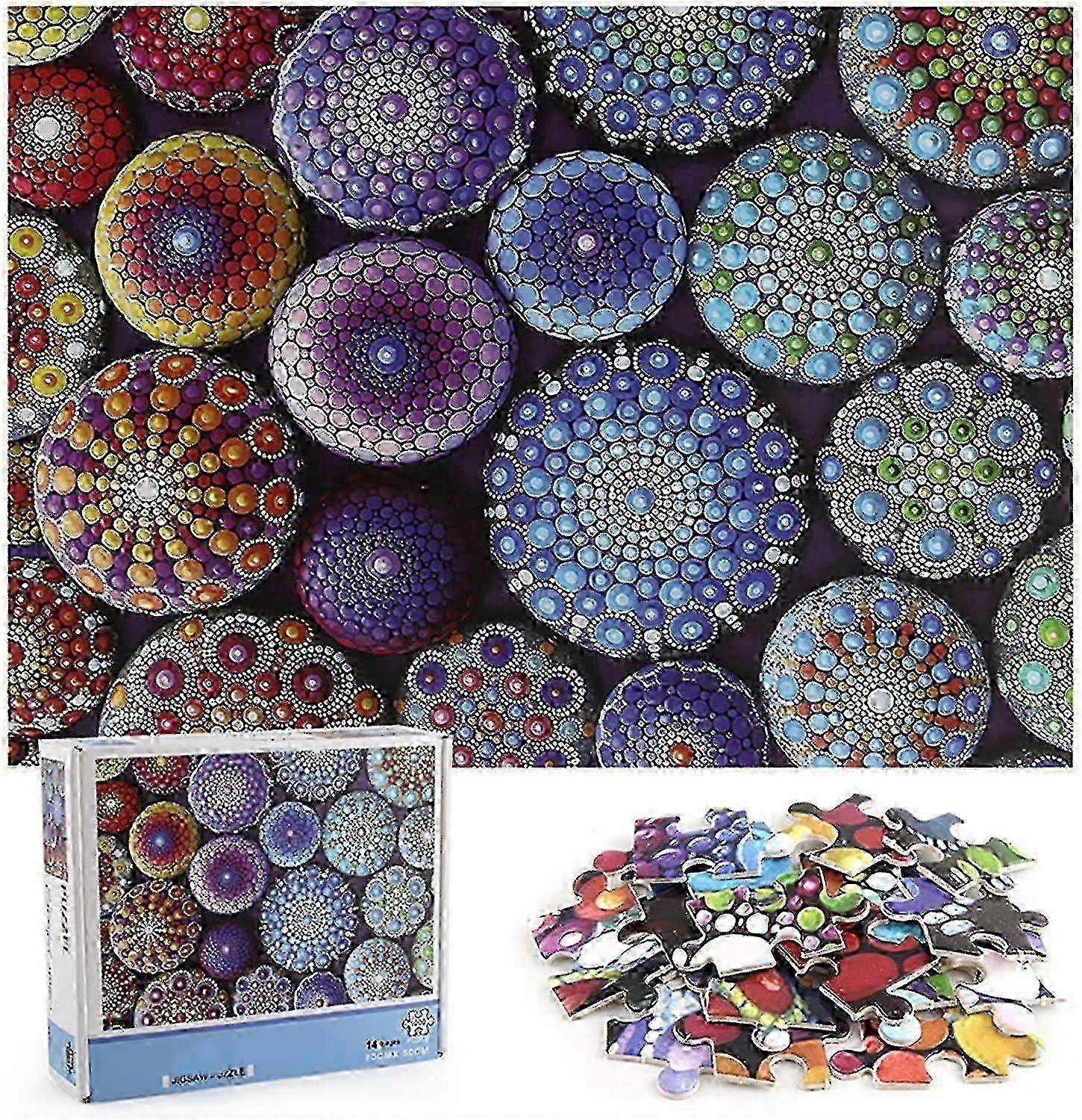 1000-Pc Flower Mandala Puzzle