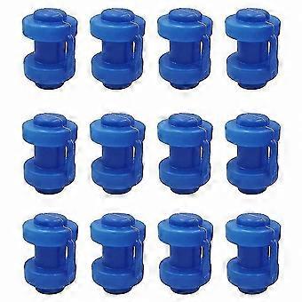 12 Pcs Trampoline Caps 25mm, End Caps for Attaching Safety Net to Trampoline Poles