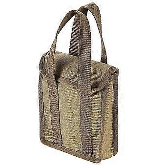 CAMPINGMOON TT-1315-B Thick Canvas Wear Resistant Sandwich Baking Bag Outdoor Camping Cookware Handheld Storage Bag@O2