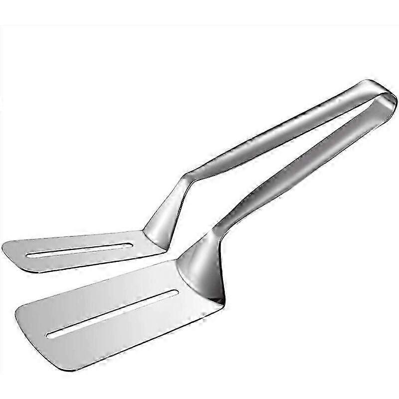 Stainless 3-in-1 Flipper & Scraper Tongs