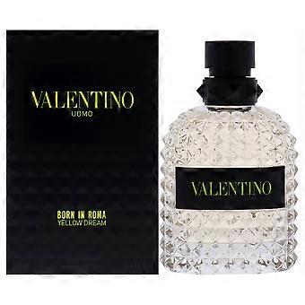 Uomo Born In Roma Yellow Dream By Valentino For Men - 3.4 Oz Edt Spray