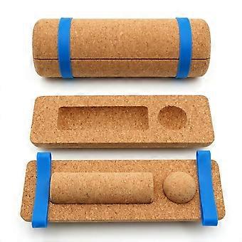 Balance Board Set met voettrainer | 4-in-1 systeem van natuurkurk voor stabiliteit en revalidatie