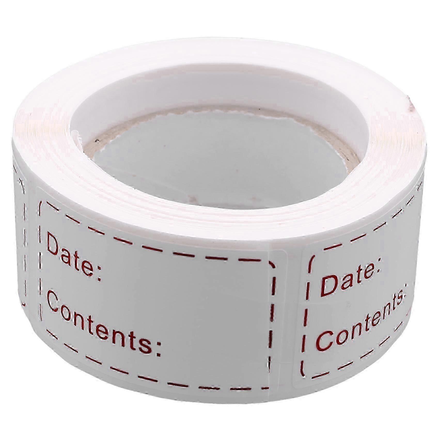 Oil Resistant Freezer Labels 1x3"