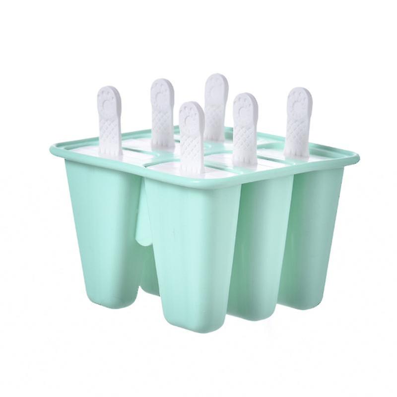 Popsicle Mouldpopsicle Molds 6 Stück Silikon Ice Pop Molds Bpa Free Pop Mold Reusable Easy Release Ice Pop Make (grün)