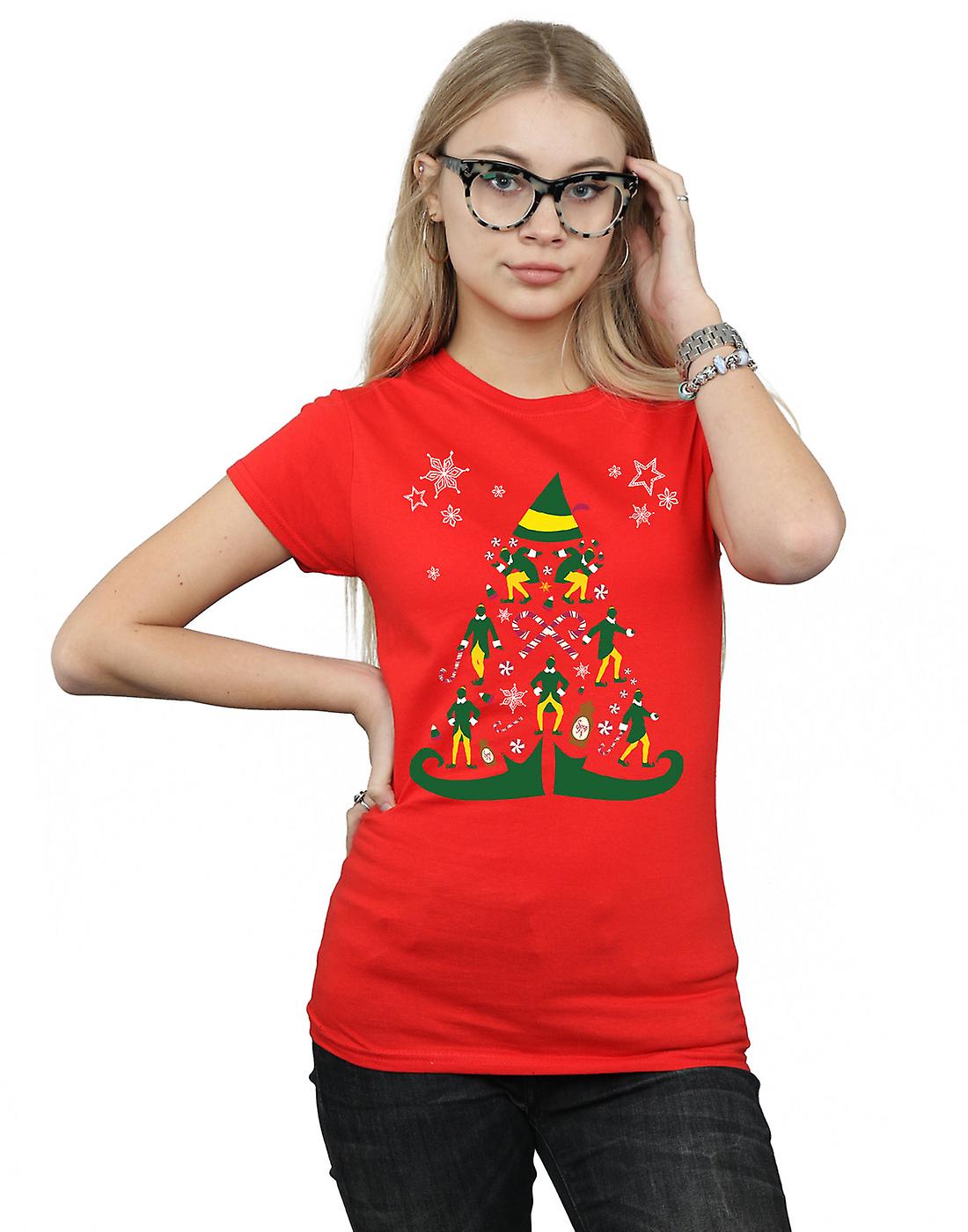 Elf Women's Christmas Tree T-Shirt