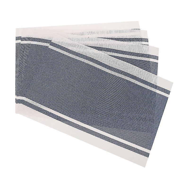 45X30cm Blue Placemats 4pcs Heat-resistant Table Mats Useful Placemats Pvc Table Mats For Home
