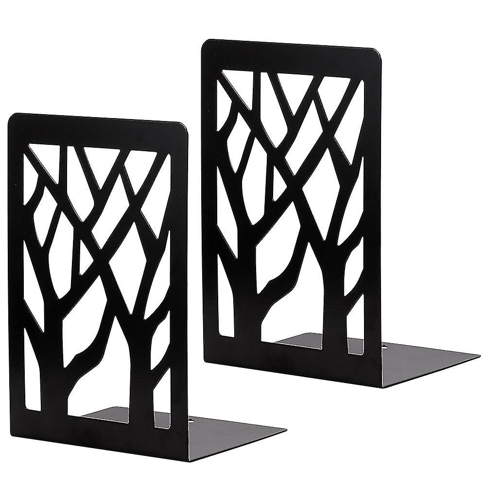 1 Pair Metal Bookends Shelves Book End