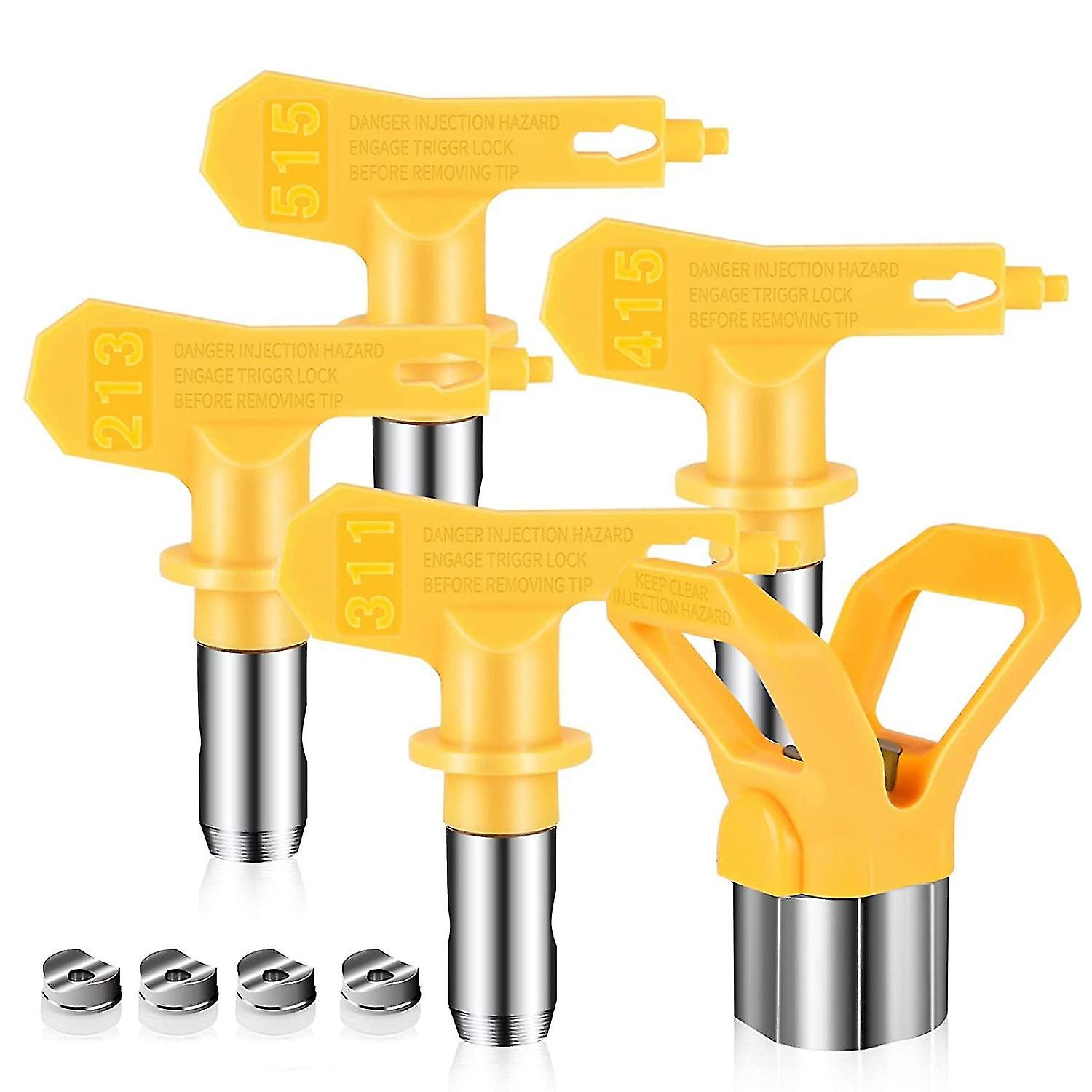 5-piece Airless Paint Sprayer Tip Guard Nozzle Remplacement pour Airless Spray Paint Tip Buse (213 3