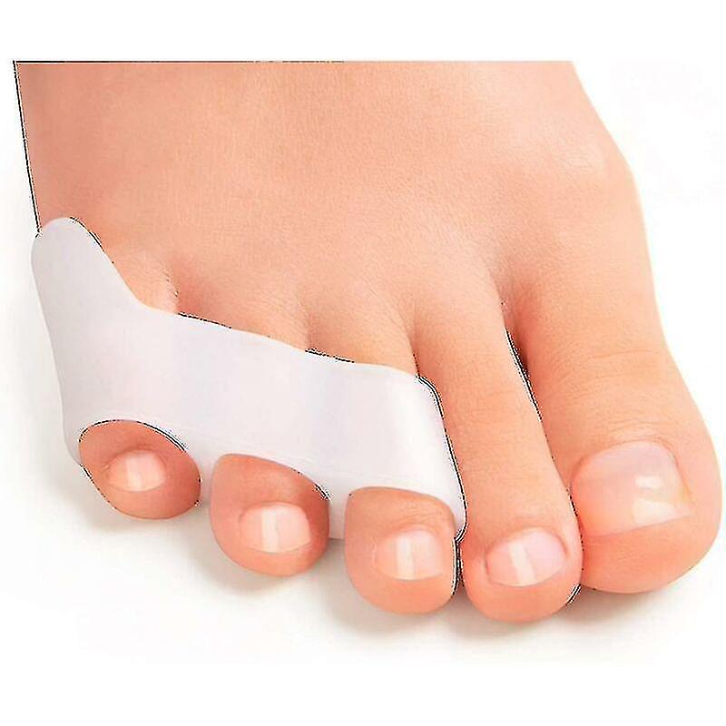 4 Pairs Of Toe Separators Small Toe, Toe Straightener Silicone -thsinde - Snngv