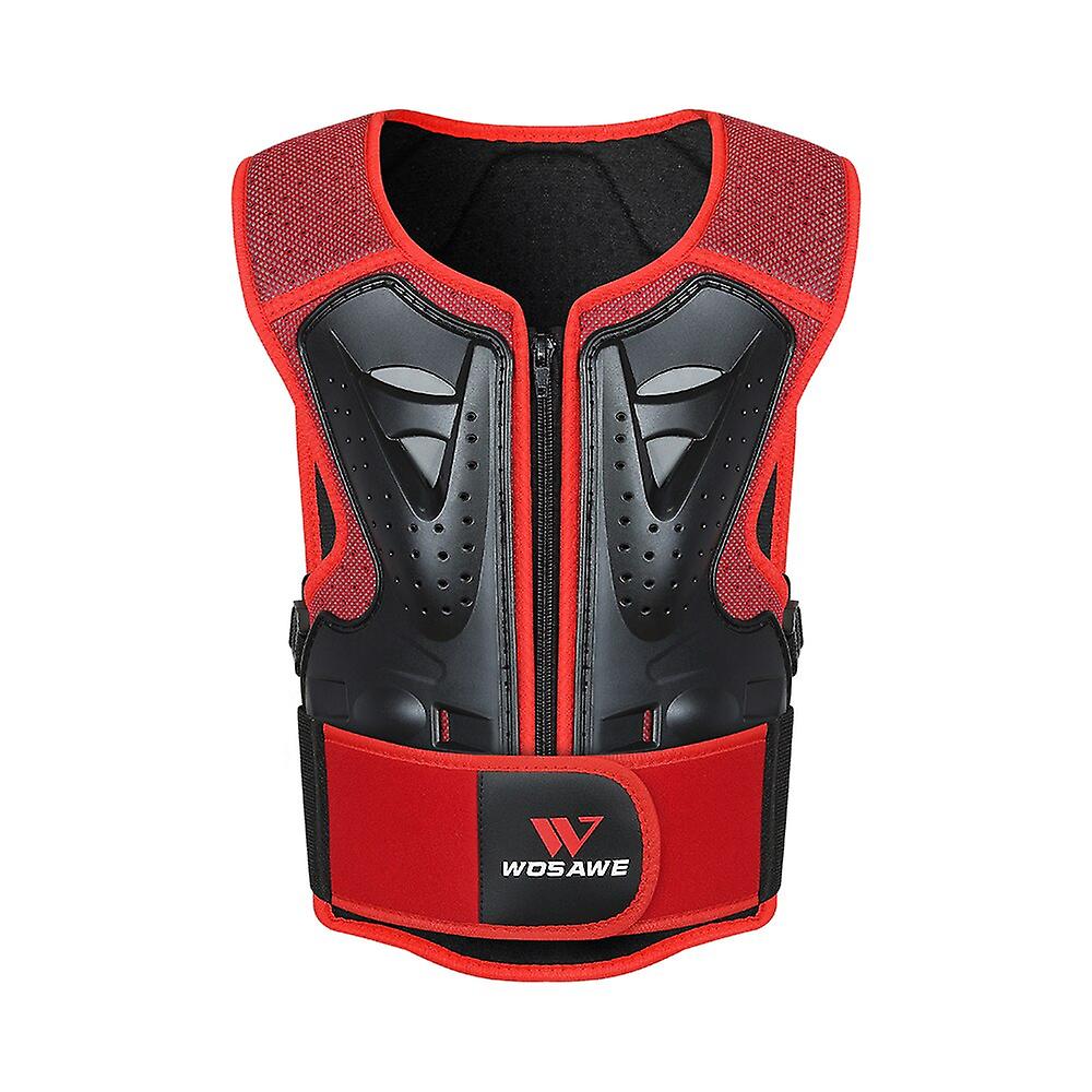 Children Motorcycle Back Protector Kneepads Knee Protector Roller Skating Riding Ski Special Removable Kids Back Support-mt257-r