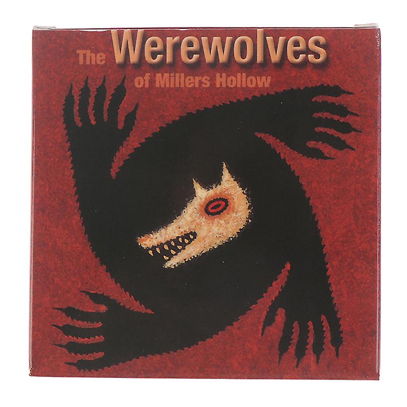 24pcs Werewolf Cat Board Games Cards English Version Family Fun Playing Cards