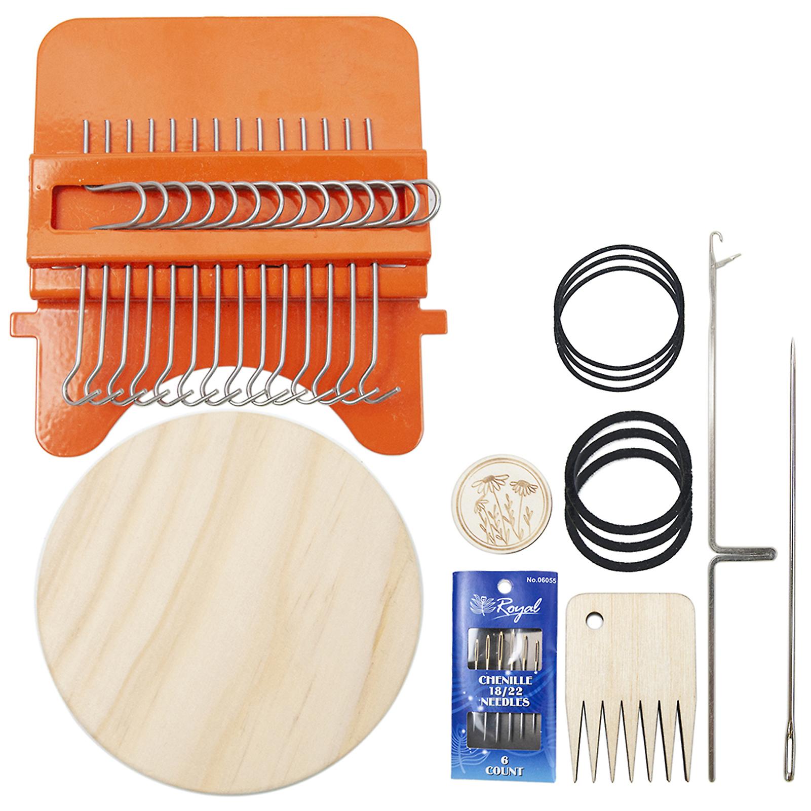 Small Knitting Machine Set Box knitting machine Mini Weaving Tool for DIY