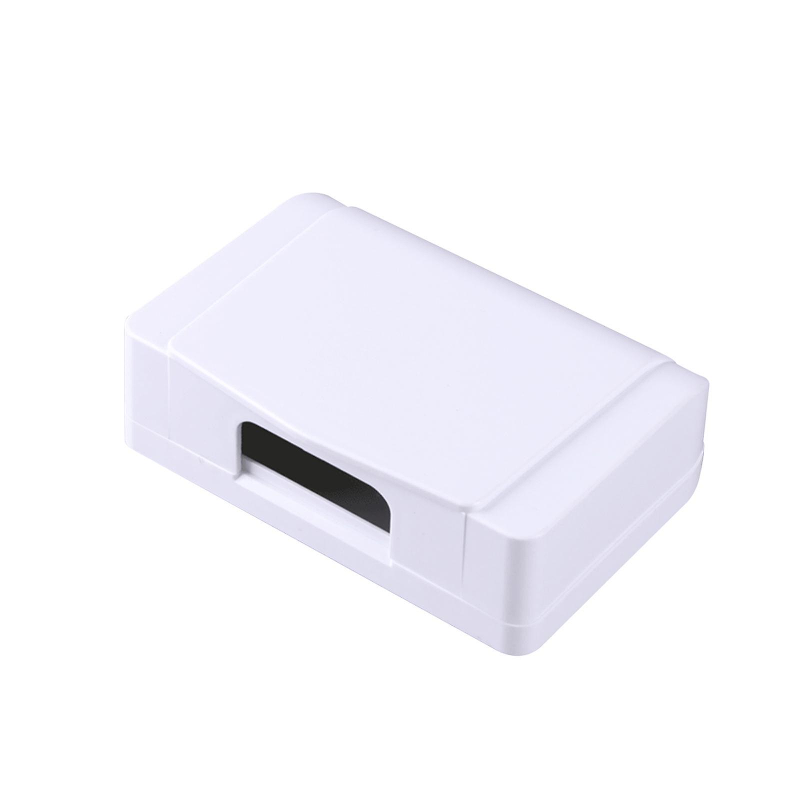 Socket Waterproof Box Electrical Outlet Cover for Workshop Restaurant White